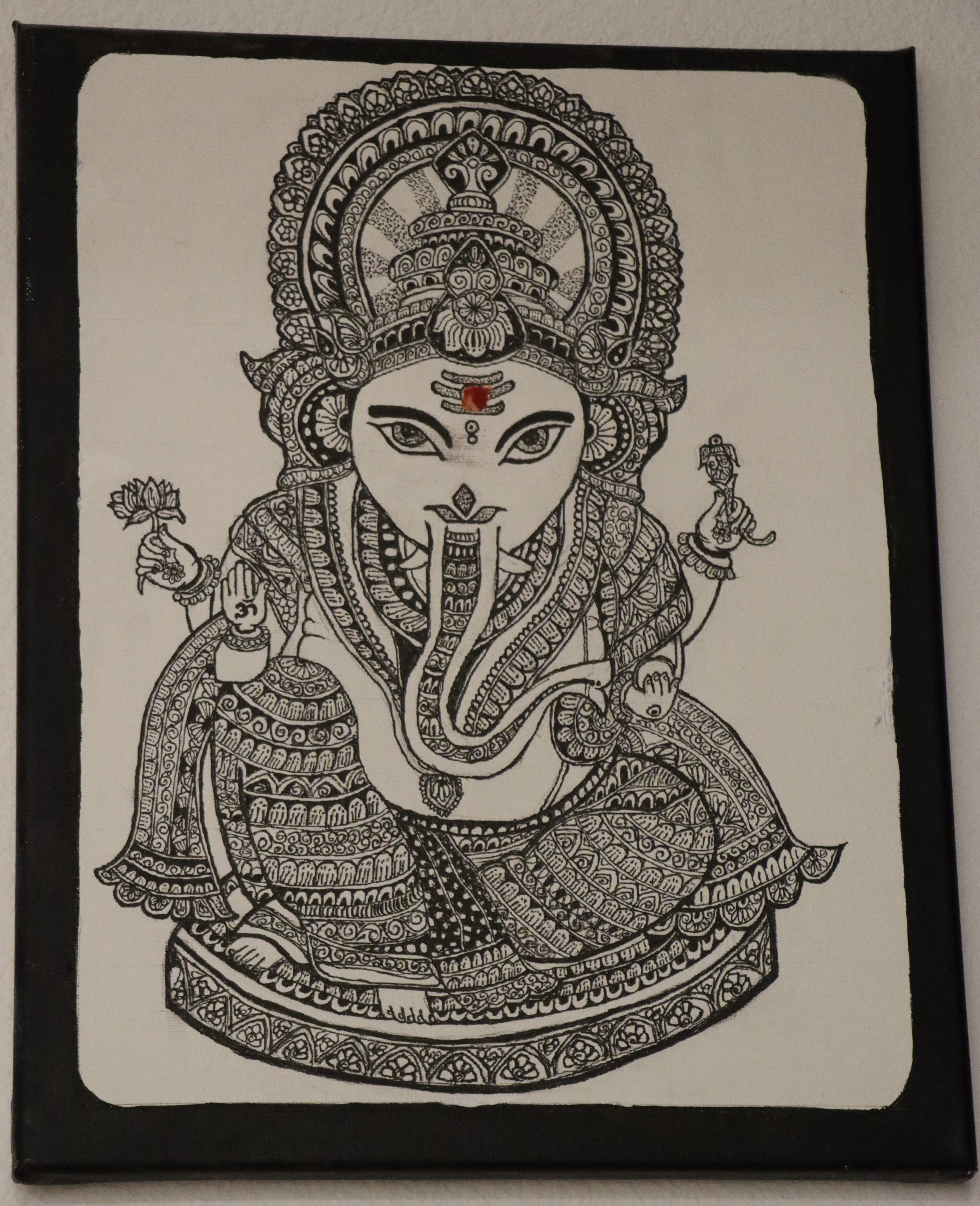 Lord Ganesh Pencil Art